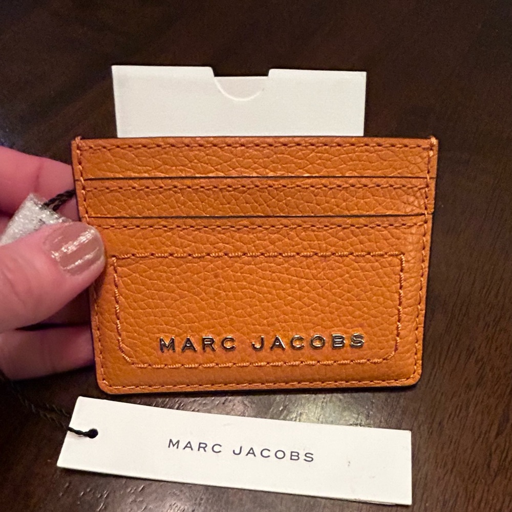 Marc Jacobs Orange Card Holder NWT